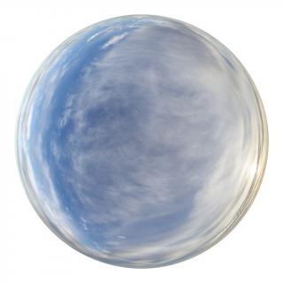 HDRi Skydome of Blue Clouded Sky 16K